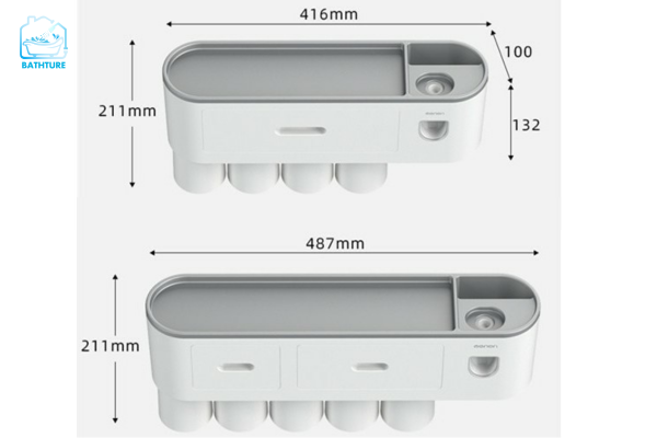 Bộ nhả kem đánh răng tự động Bathture