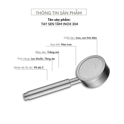 Vòi hoa sen phòng tắm nhà Bathture