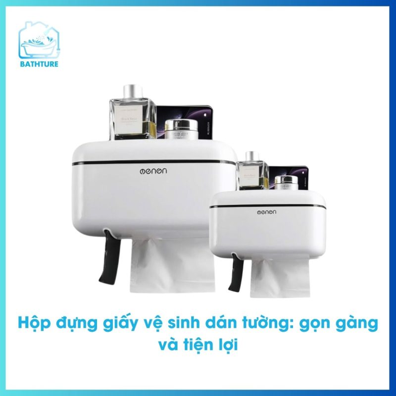 Hộp đựng giấy vệ sinh dán tường