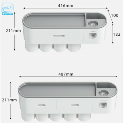 Bộ nhả kem đánh răng tự động nhà Bathture