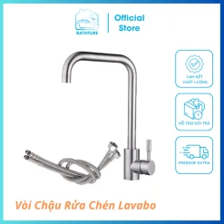 Vòi Chậu Rửa Chén Lavabo INOX304