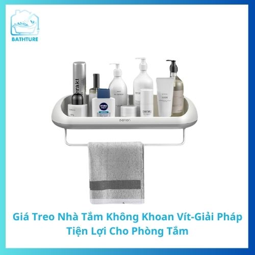 Giá treo khăn nhà tắm không khoan vít